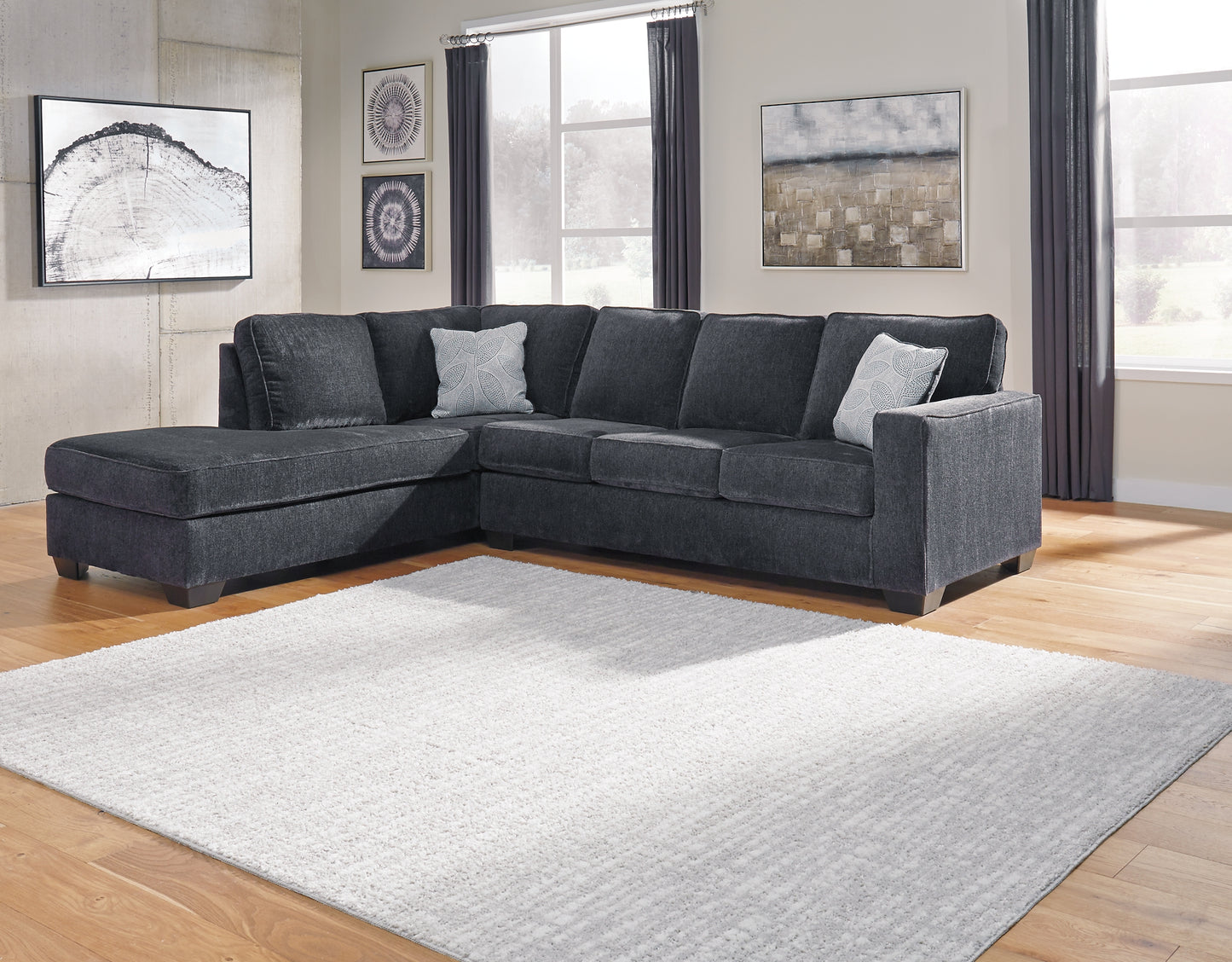 Altari 2-Piece Sleeper Sectional with Chaise Signature Design by Ashley®