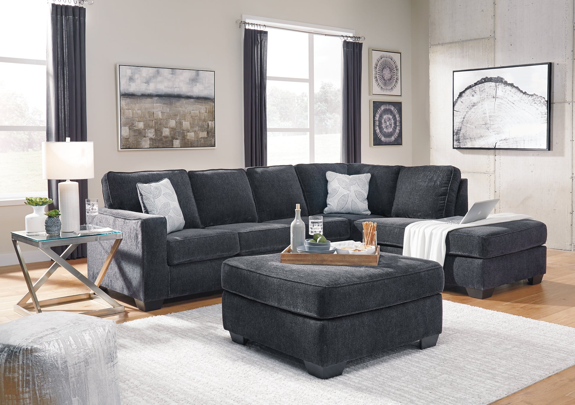 Altari 2-Piece Sleeper Sectional with Chaise Signature Design by Ashley®