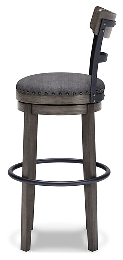 Caitbrook UPH Swivel Barstool (1/CN) Signature Design by Ashley®