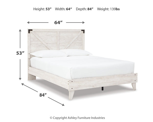 Shawburn  Crossbuck Panel Platform Bed Signature Design by Ashley®