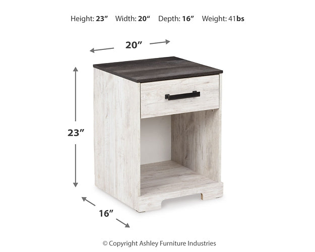 Shawburn One Drawer Night Stand Signature Design by Ashley®