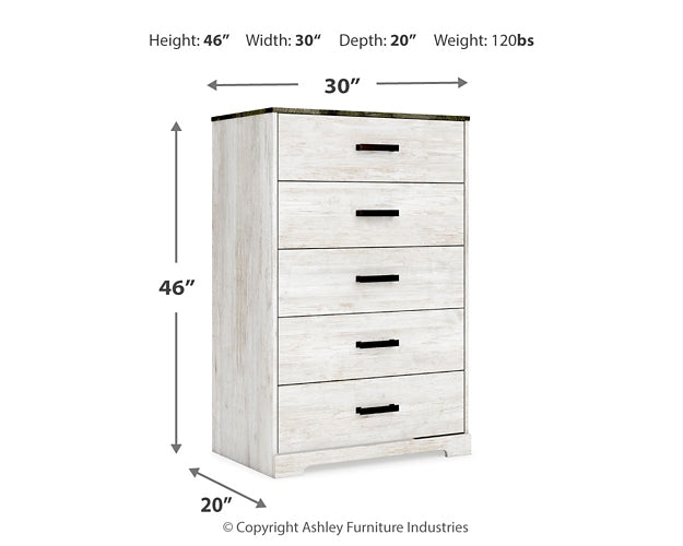 Shawburn Five Drawer Chest Signature Design by Ashley®