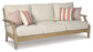 Clare View Outdoor Sofa and Loveseat with Coffee Table Signature Design by Ashley®