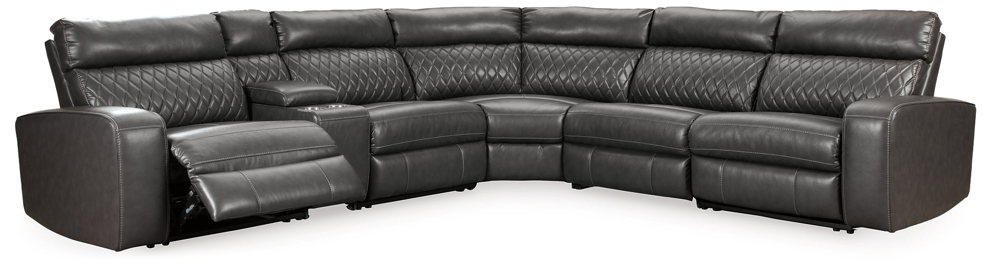 Samperstone 6-Piece Power Reclining Sectional Signature Design by Ashley®