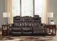 Warnerton PWR REC Sofa with ADJ Headrest Signature Design by Ashley®