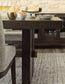 Burkhaus Dining Table and 4 Chairs Signature Design by Ashley®