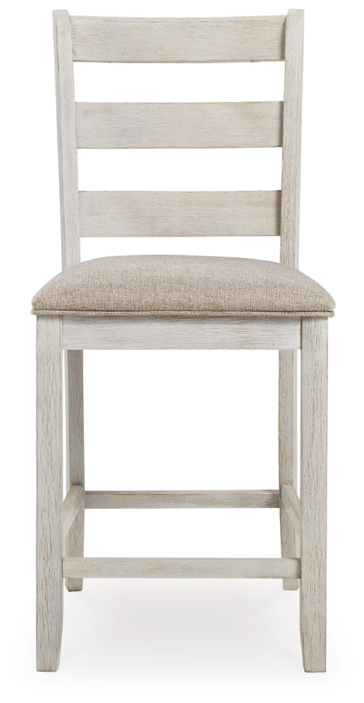 Skempton Upholstered Barstool (2/CN) Signature Design by Ashley®