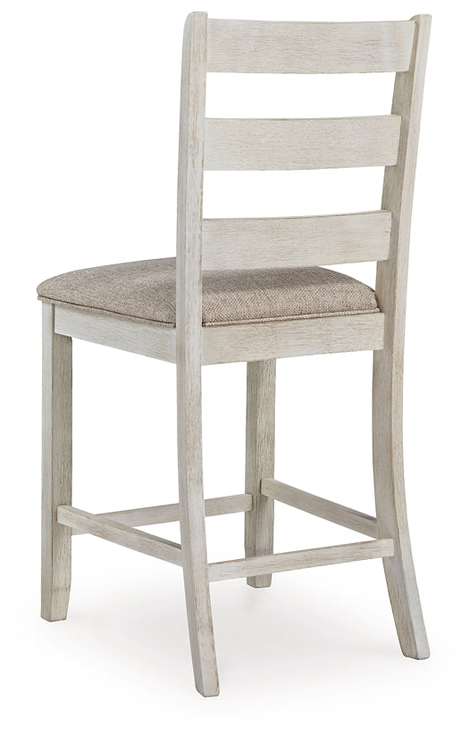 Skempton Upholstered Barstool (2/CN) Signature Design by Ashley®