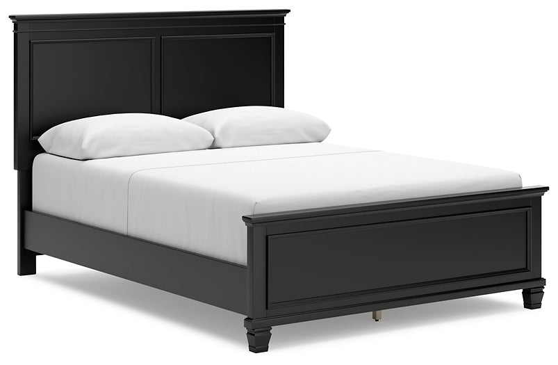 Lanolee Queen Panel Bed with Mirrored Dresser Signature Design by Ashley®