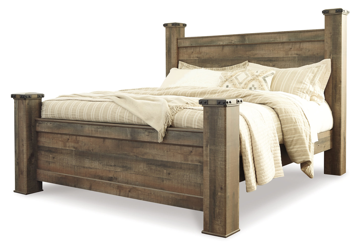 Trinell King Poster Bed with Dresser, Chest and Nightstand Signature Design by Ashley®