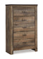 Trinell King Panel Bed with Dresser, Chest and 2 Nightstands Signature Design by Ashley®