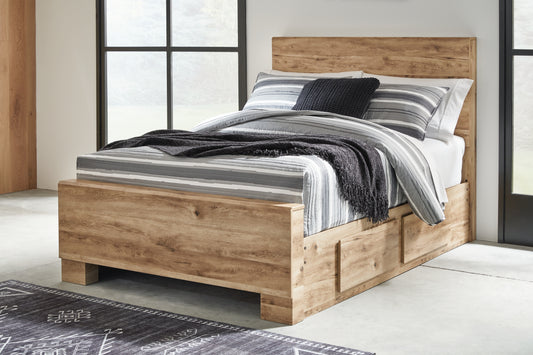 Hyanna  Panel Bed With 1 Side Storage Signature Design by Ashley®