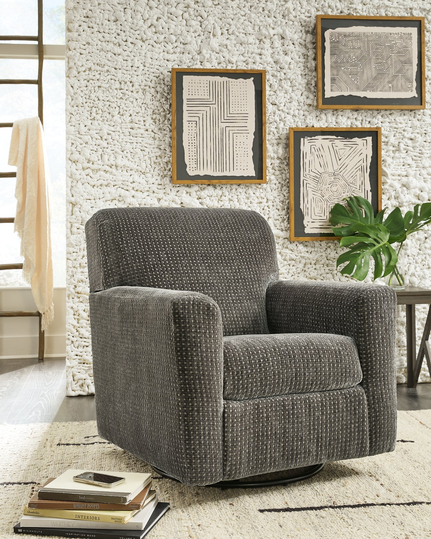 Herstow Swivel Glider Accent Chair Signature Design by Ashley®