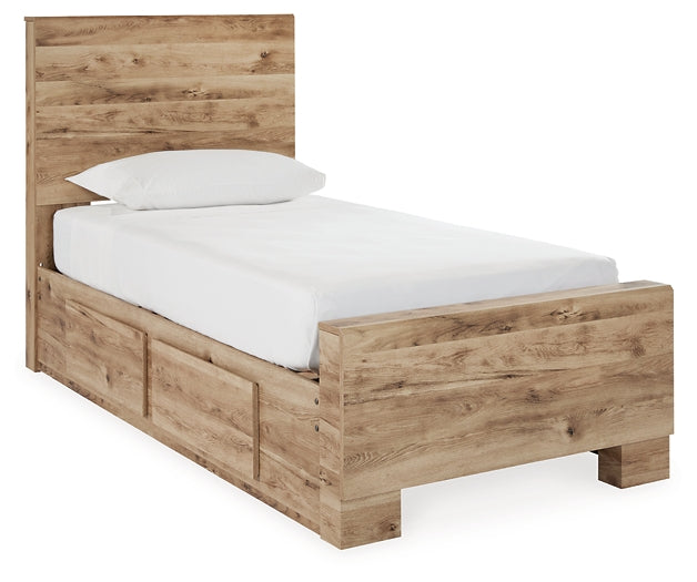 Hyanna  Panel Bed With 1 Side Storage Signature Design by Ashley®