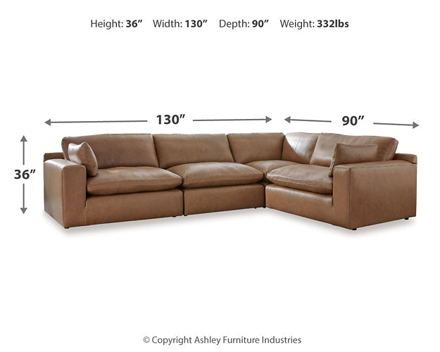 Emilia 4-Piece Sectional Signature Design by Ashley®