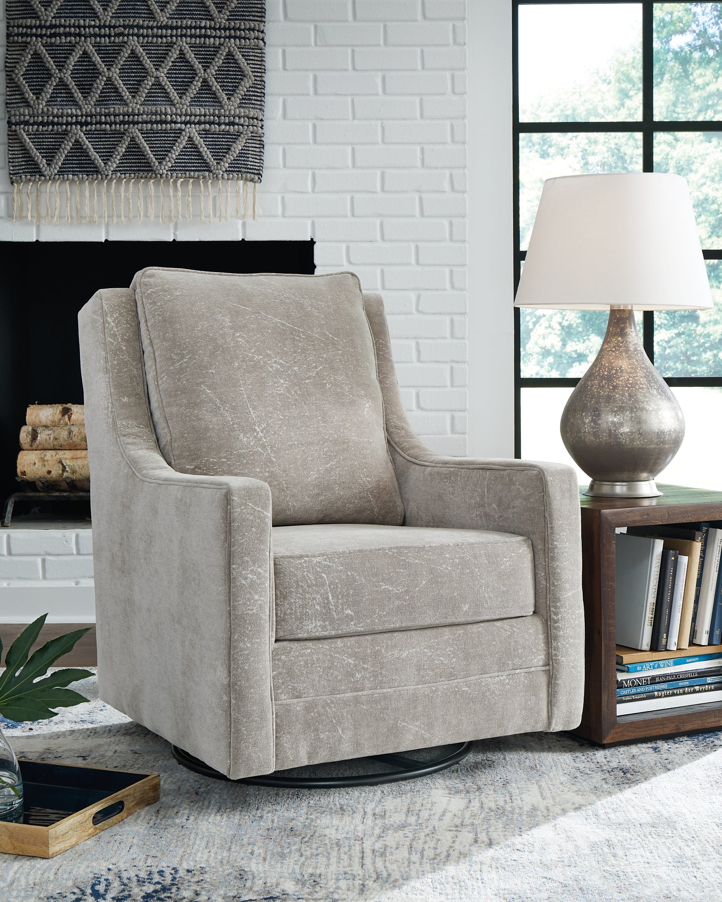 Kambria Swivel Glider Accent Chair Signature Design by Ashley®