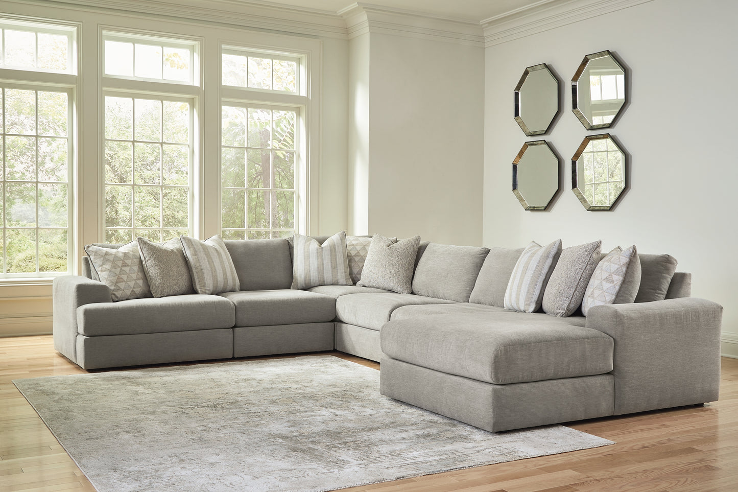 Avaliyah 6-Piece Sectional with Chaise Signature Design by Ashley®