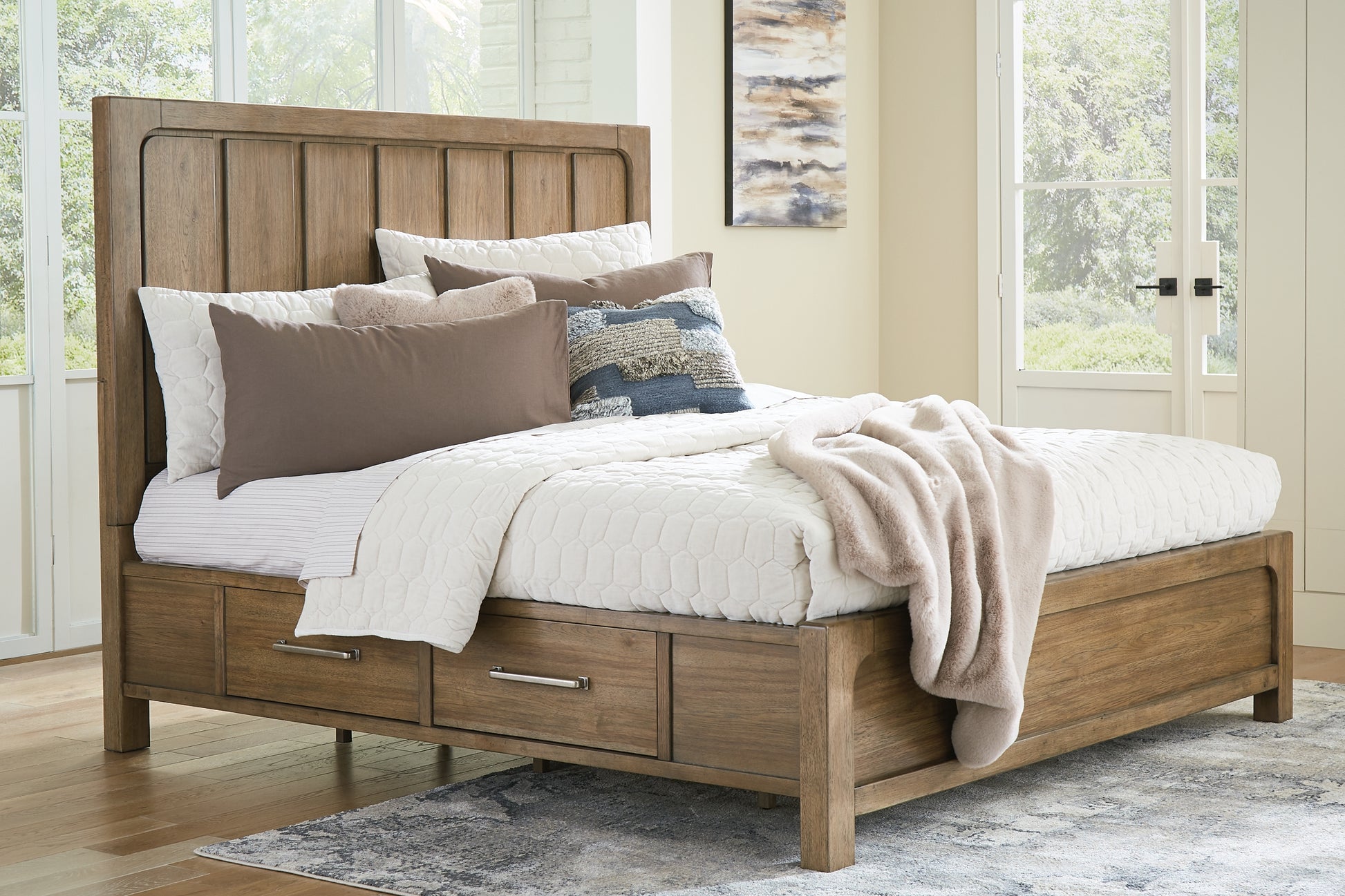 Cabalynn  Panel Bed With Storage Signature Design by Ashley®