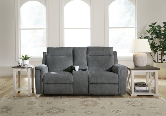 Barnsana DBL REC PWR Loveseat w/Console Signature Design by Ashley®