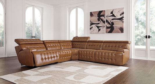 Temmpton 5-Piece Power Reclining Sectional Signature Design by Ashley®