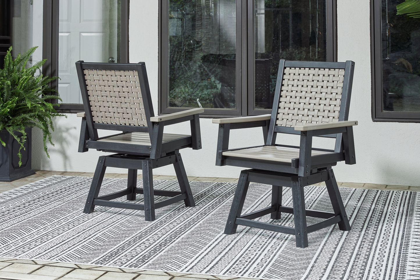 Mount Valley Outdoor Dining Table and 6 Chairs Signature Design by Ashley®