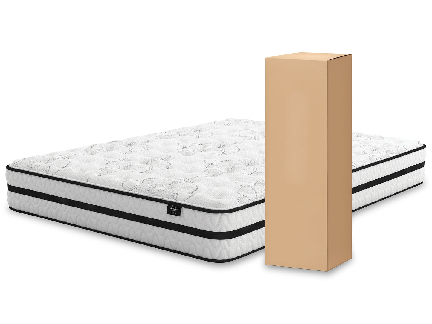 Chime 10 Inch Hybrid 10 Inch Hybrid Mattress with Foundation Sierra Sleep® by Ashley