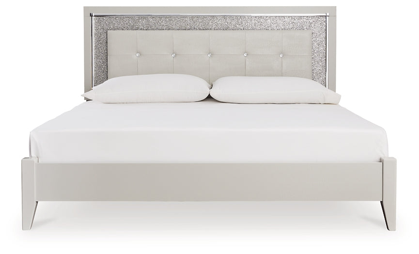 Zyniden  Upholstered Panel Bed Signature Design by Ashley®