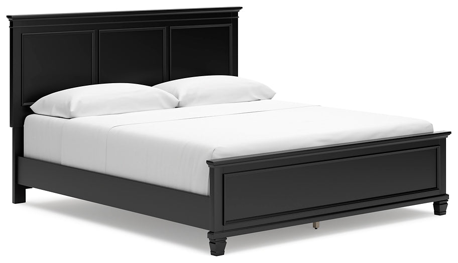 Lanolee California King Panel Bed with Mirrored Dresser and Chest Signature Design by Ashley®