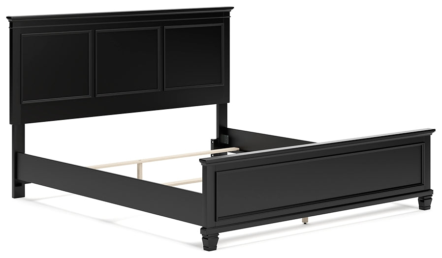 Lanolee California King Panel Bed with Mirrored Dresser and Chest Signature Design by Ashley®