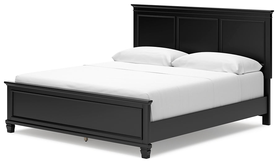 Lanolee California King Panel Bed with Mirrored Dresser and Chest Signature Design by Ashley®