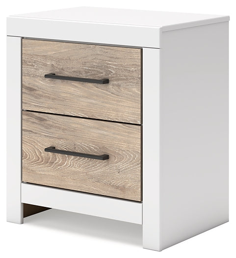 Charbitt Two Drawer Night Stand Signature Design by Ashley®