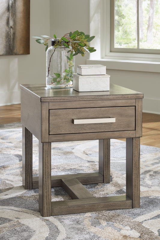 Loyaska Rectangular End Table Signature Design by Ashley®