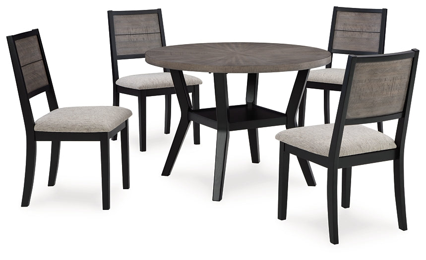 Corloda Round DRM Table Set (5/CN) Signature Design by Ashley®