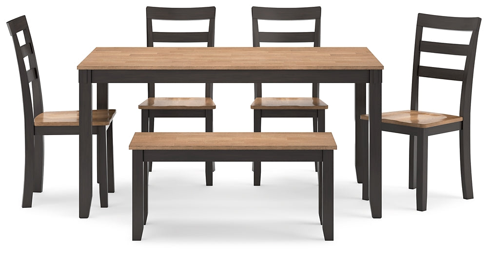 Gesthaven Dining Room Table Set (6/CN) Signature Design by Ashley®