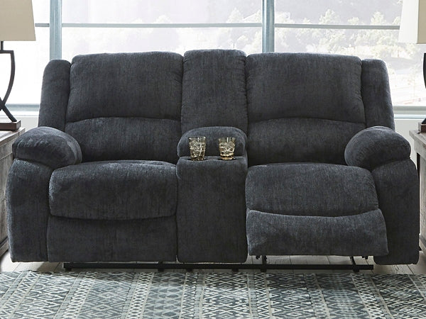 Draycoll DBL Rec Loveseat w/Console Signature Design by Ashley®