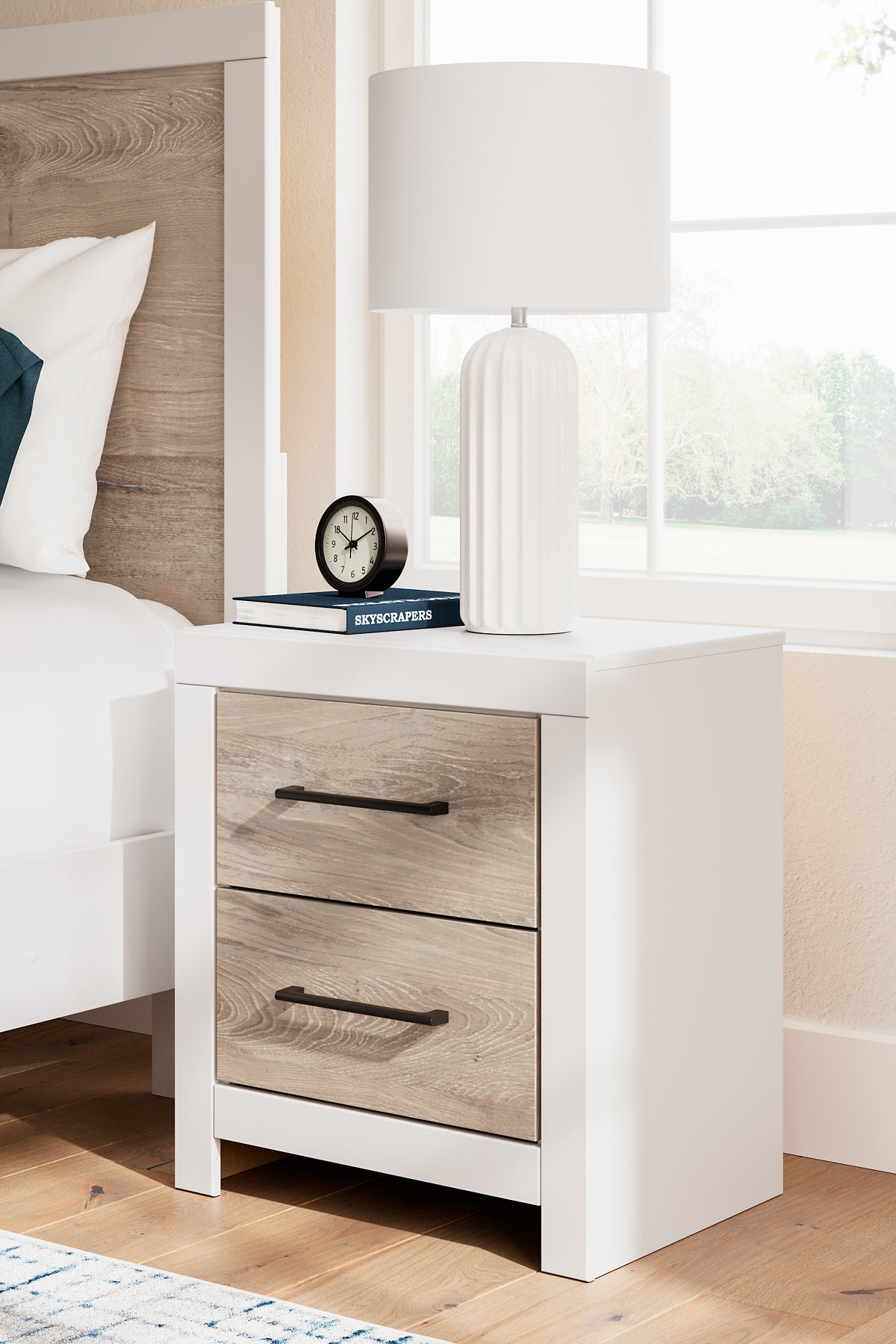 Charbitt Two Drawer Night Stand Signature Design by Ashley®