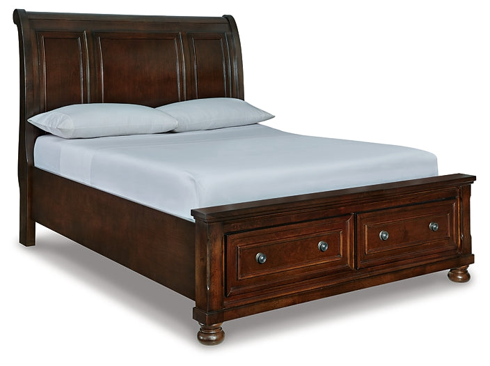 Robbinsdale  Sleigh Bed With Storage Signature Design by Ashley®