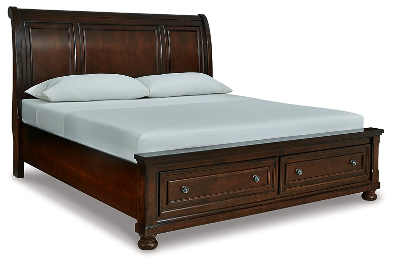 Robbinsdale  Sleigh Bed With Storage Signature Design by Ashley®