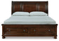 Robbinsdale  Sleigh Bed With Storage Signature Design by Ashley®