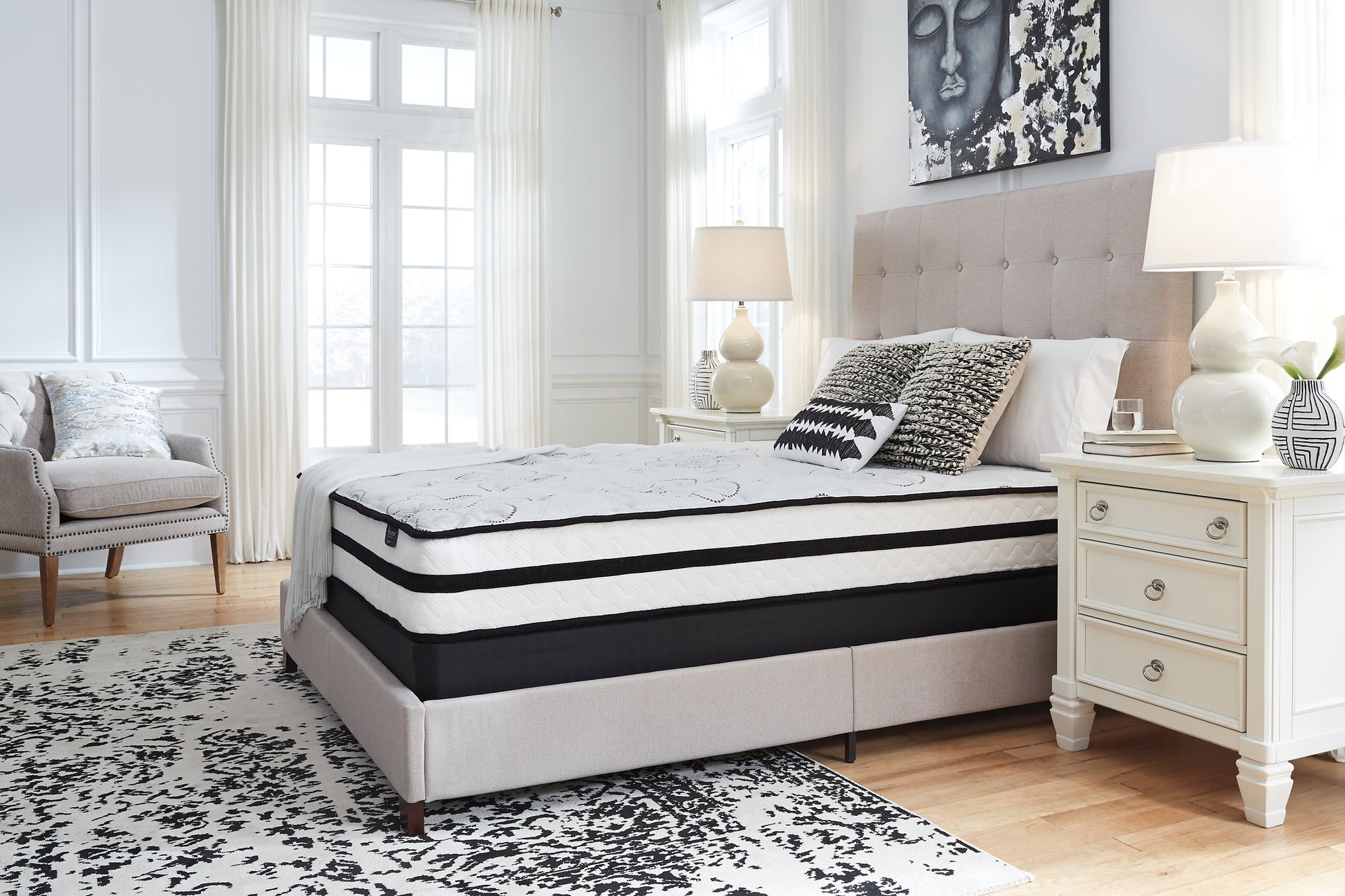 Chime 10 Inch Hybrid  Mattress Sierra Sleep® by Ashley