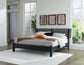 Danziar King Panel Bed with Mirrored Dresser and Nightstand Signature Design by Ashley®