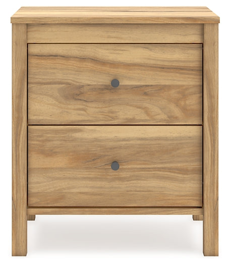 Bermacy Two Drawer Night Stand Signature Design by Ashley®