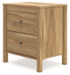 Bermacy Two Drawer Night Stand Signature Design by Ashley®