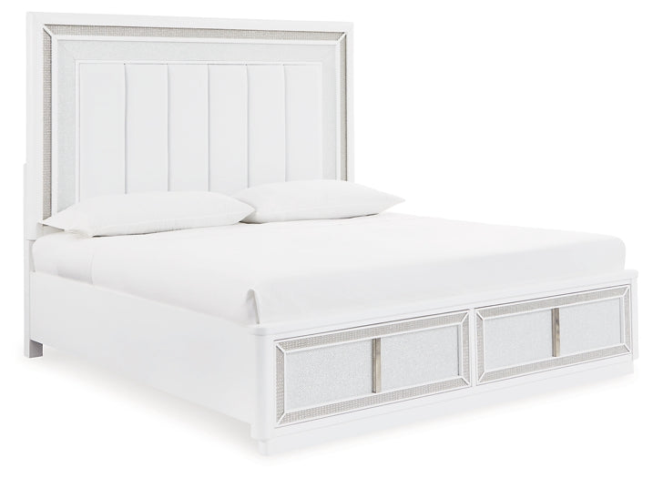 Chalanna  Upholstered Storage Bed Signature Design by Ashley®