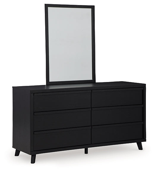 Danziar Queen Panel Bed with Mirrored Dresser and Chest Signature Design by Ashley®