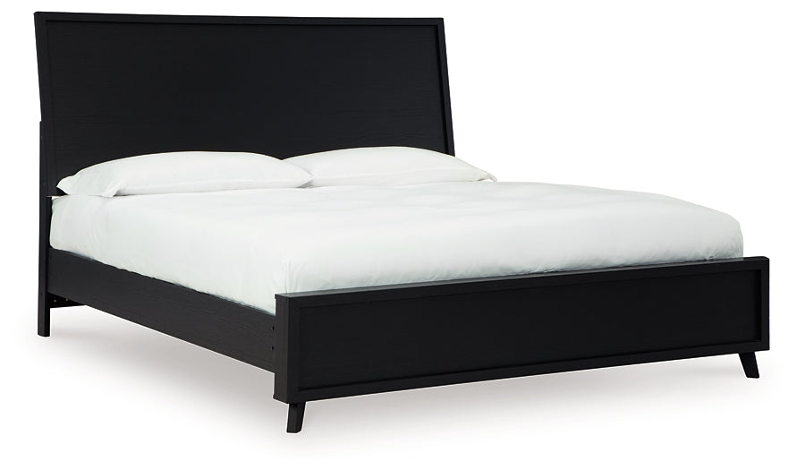 Danziar Queen Panel Bed with Mirrored Dresser and 2 Nightstands Signature Design by Ashley®