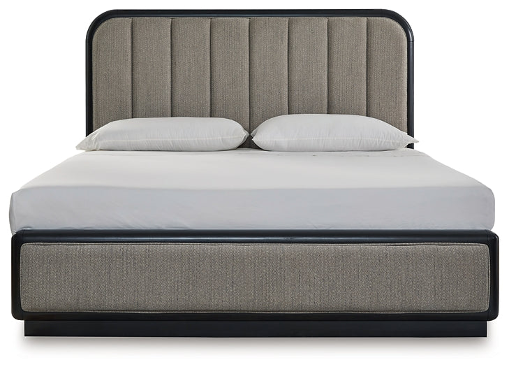 Rowanbeck  Upholstered Panel Bed Signature Design by Ashley®