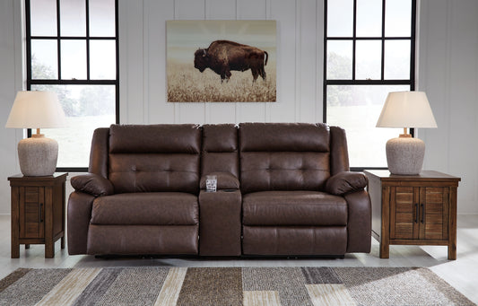 Punch Up 3-Piece Power Reclining Sectional Loveseat with Console Signature Design by Ashley®