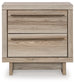 Hasbrick Queen Panel Bed with Mirrored Dresser, Chest and 2 Nightstands Signature Design by Ashley®