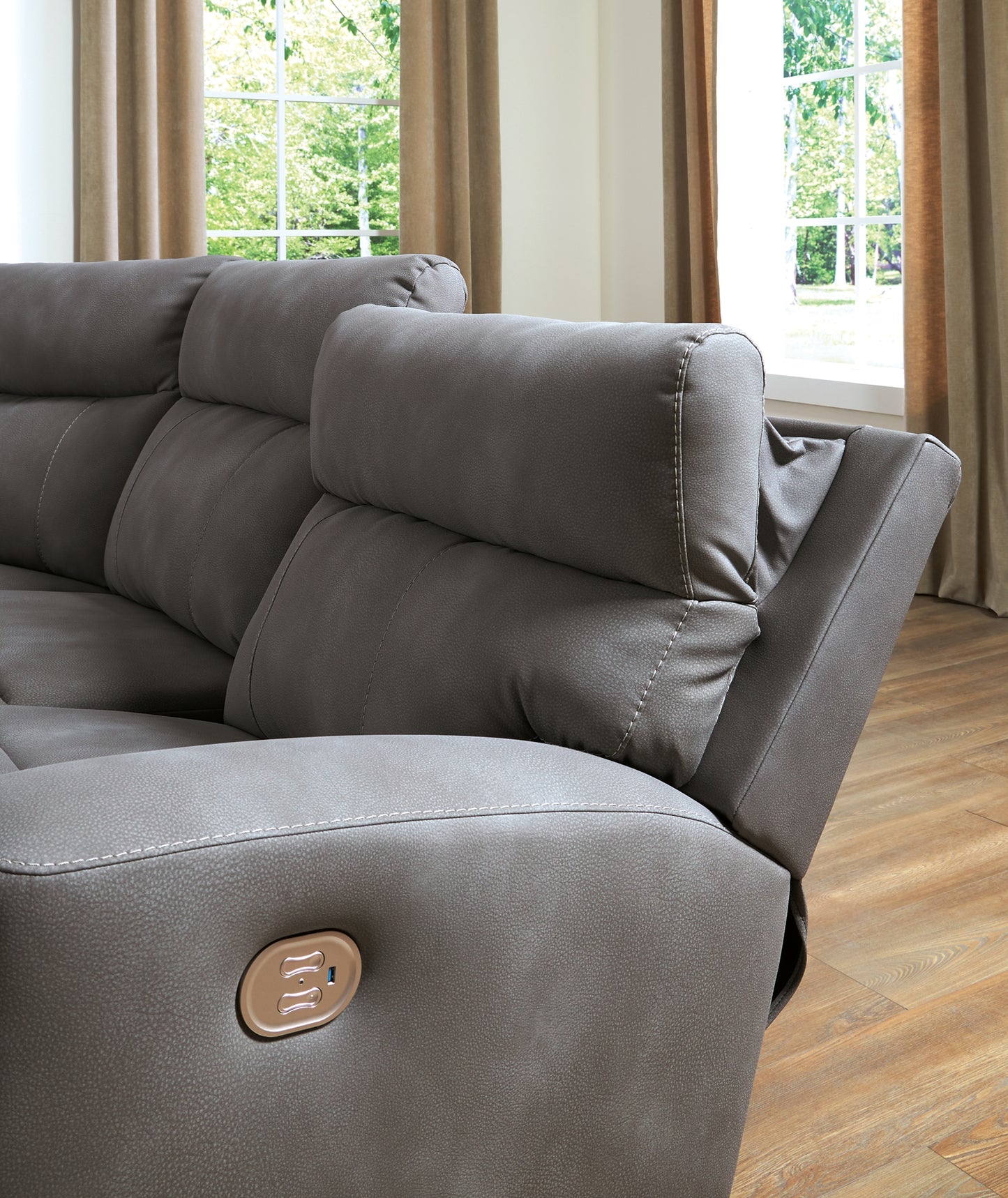 Next-Gen DuraPella 2-Piece Power Reclining Sectional Loveseat Signature Design by Ashley®